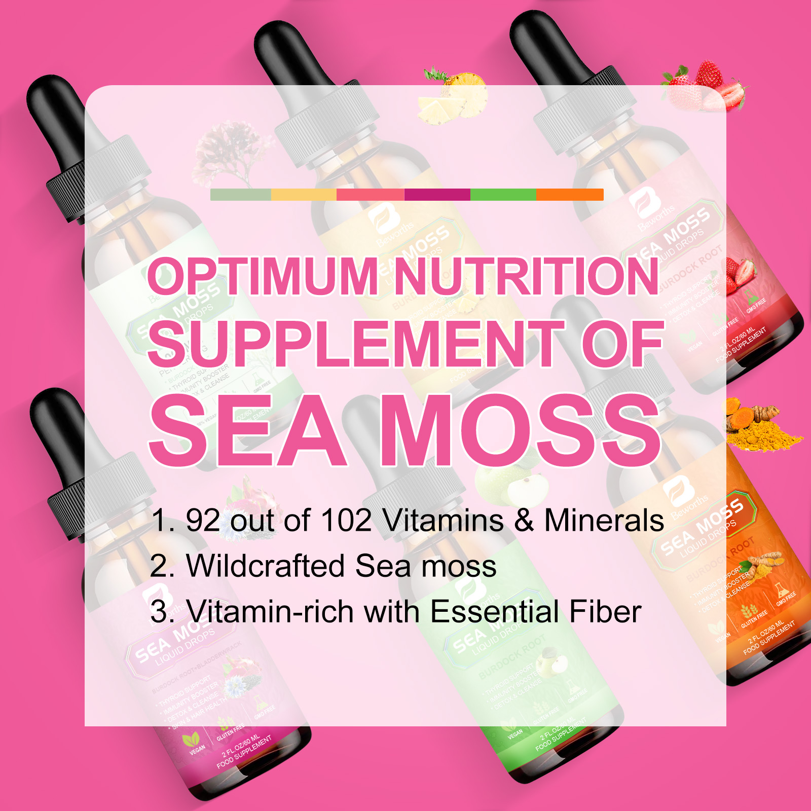 BEWORTHS 3000MG Seamoss Liquid - Root Stimulator Liquid บทวิจารณ์และราคา