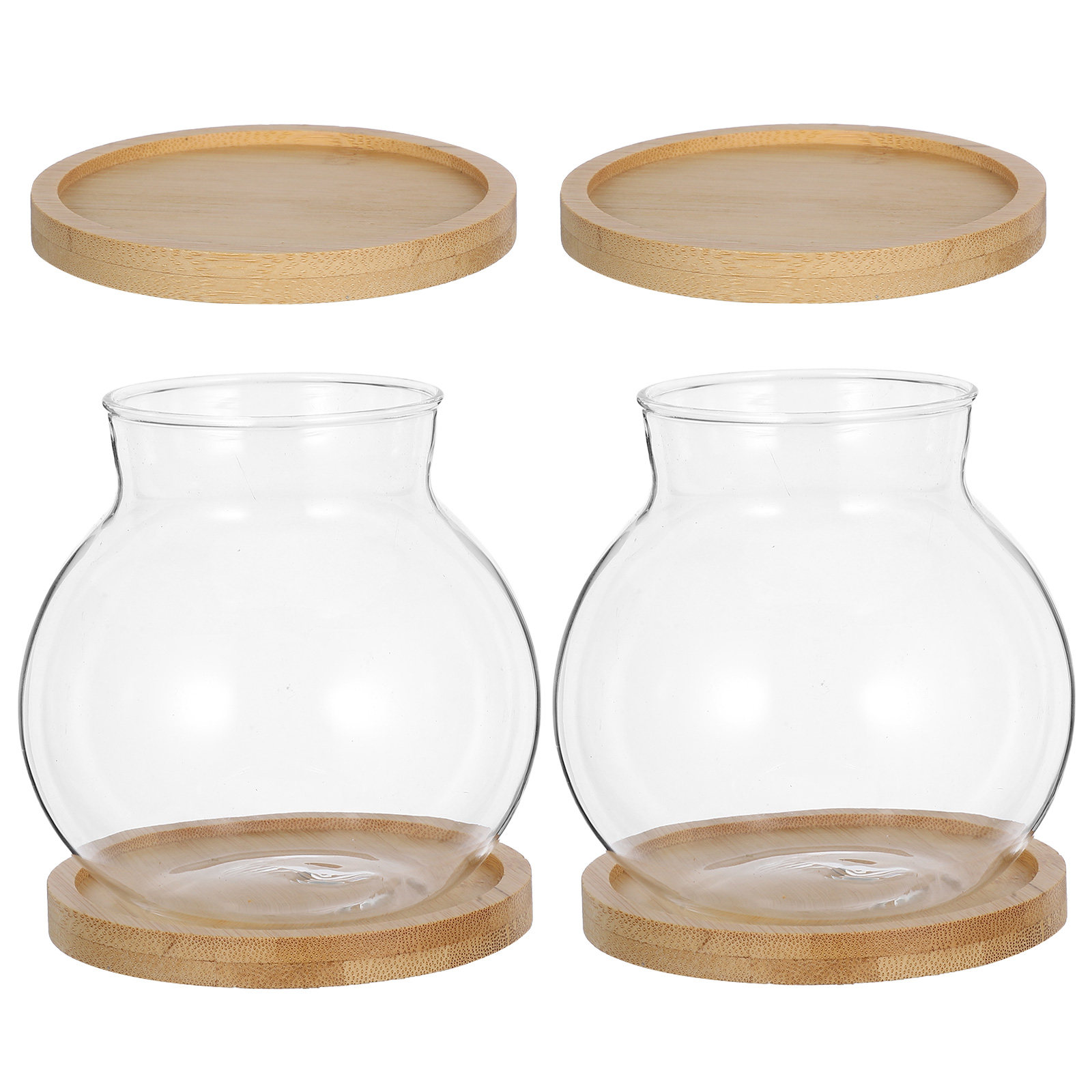2Set Hydroponic Vase Glass Pla - Propagation Station Vase บทวิจารณ์และราคา