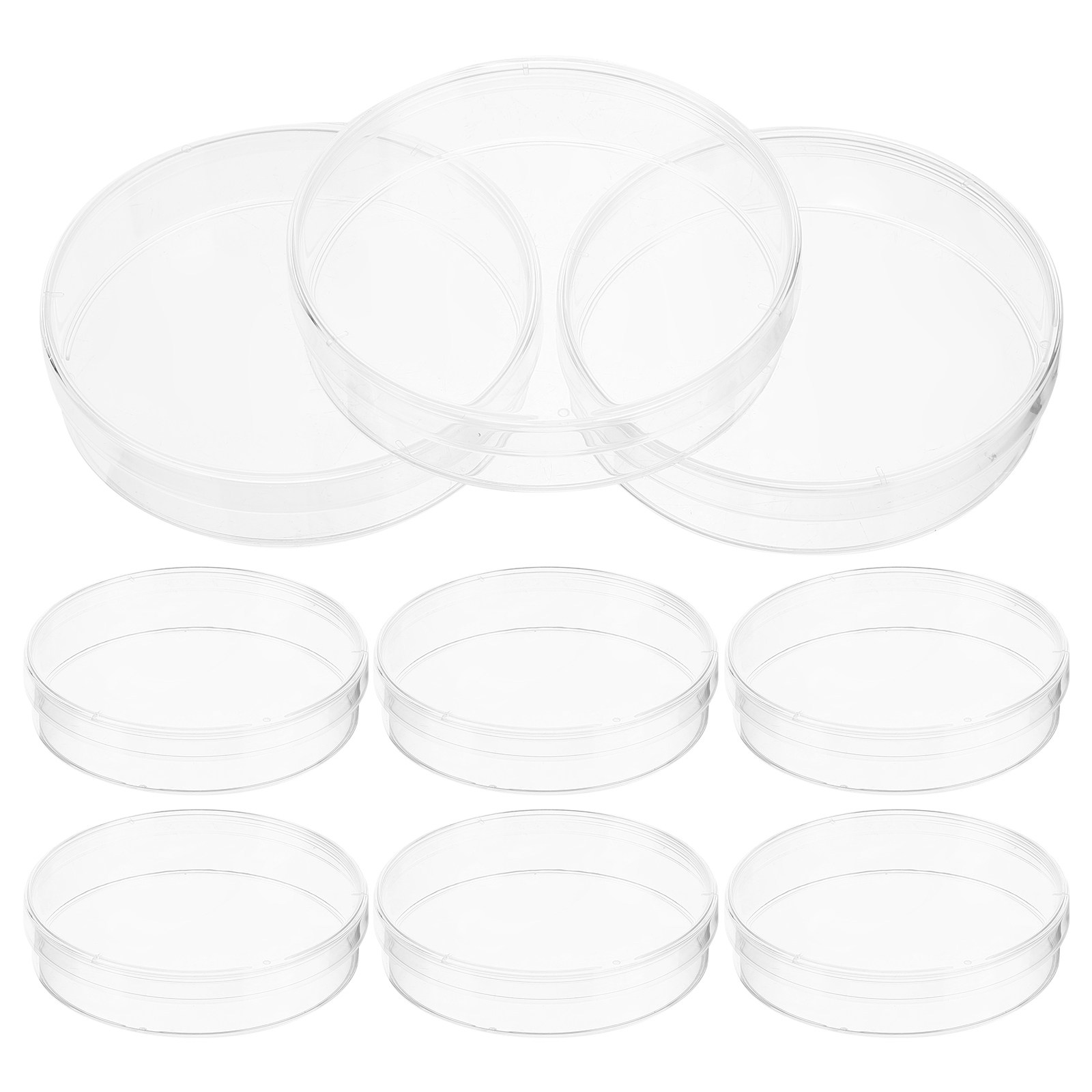 30Pcs Petri Dishes Plastic Cle - Agar Tissue Culture บทวิจารณ์และราคา