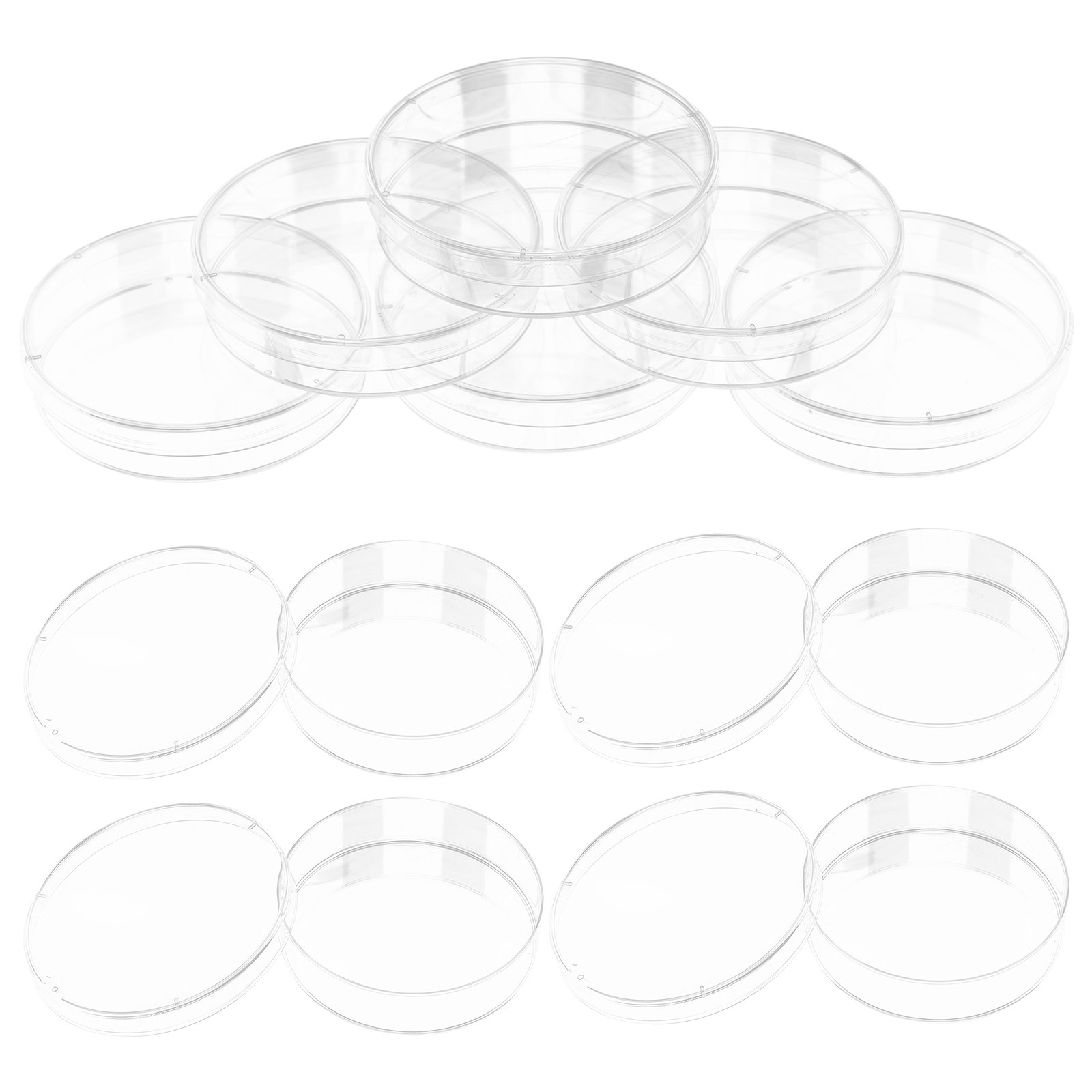 30Pcs Petri Dishes Plastic Cle - Agar Tissue Culture บทวิจารณ์และราคา